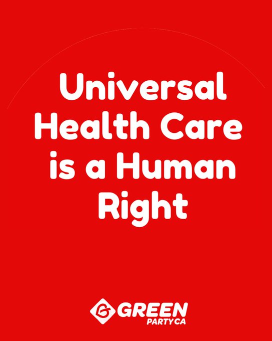 rodwlatstetter's tweet photo. THE ONLY WAY WE'RE GOING TO GET #HEALTHCAREFORALL

IS ABANDONING THE RED/BLUE UNIPARTY AND GOING GREEN!

@cagreens1 @GreenPartyUS @gpusccc https://t.co/YTXhyFKaja