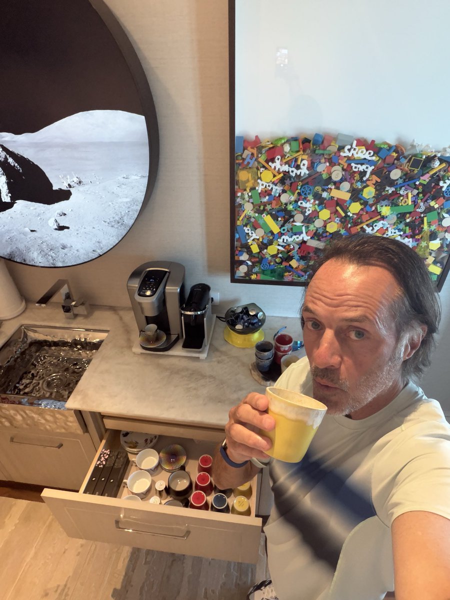 JohnLegere's tweet photo. It’s my second favorite random holiday (or first when I woke up this morning)! Happy National Coffee Day! https://t.co/p9zuMJdDFp