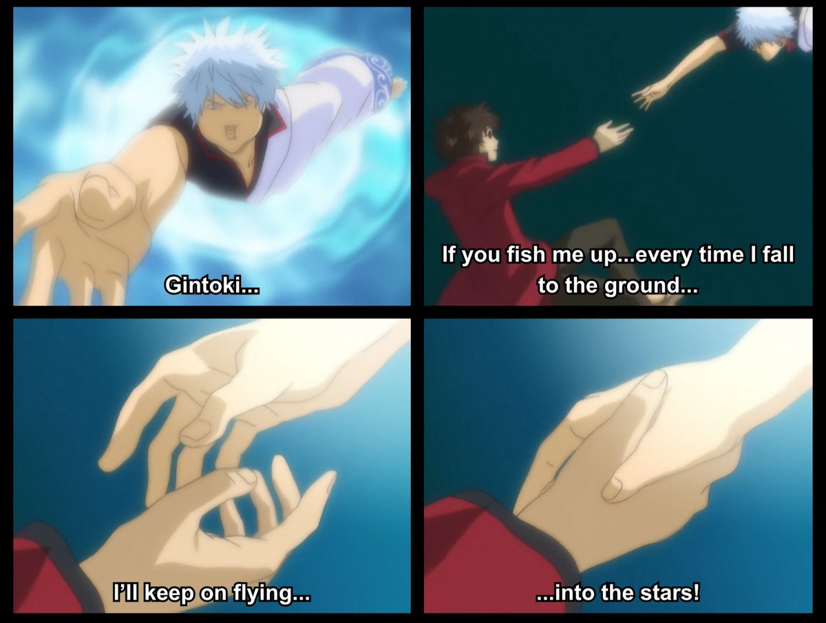 Kousitto's tweet photo. Gintama episodio 23:

Empezó medio aburrido honestamente pero Sakamoto carreó bastante. Se nota que esto en retrospectiva va a ir duro y me hace tener más expectativas por ver qué onda con el pasado de Gintoki.

Ah sí, y hay referencia a Jwulen

7/10 https://t.co/RCkkTOQJ6W