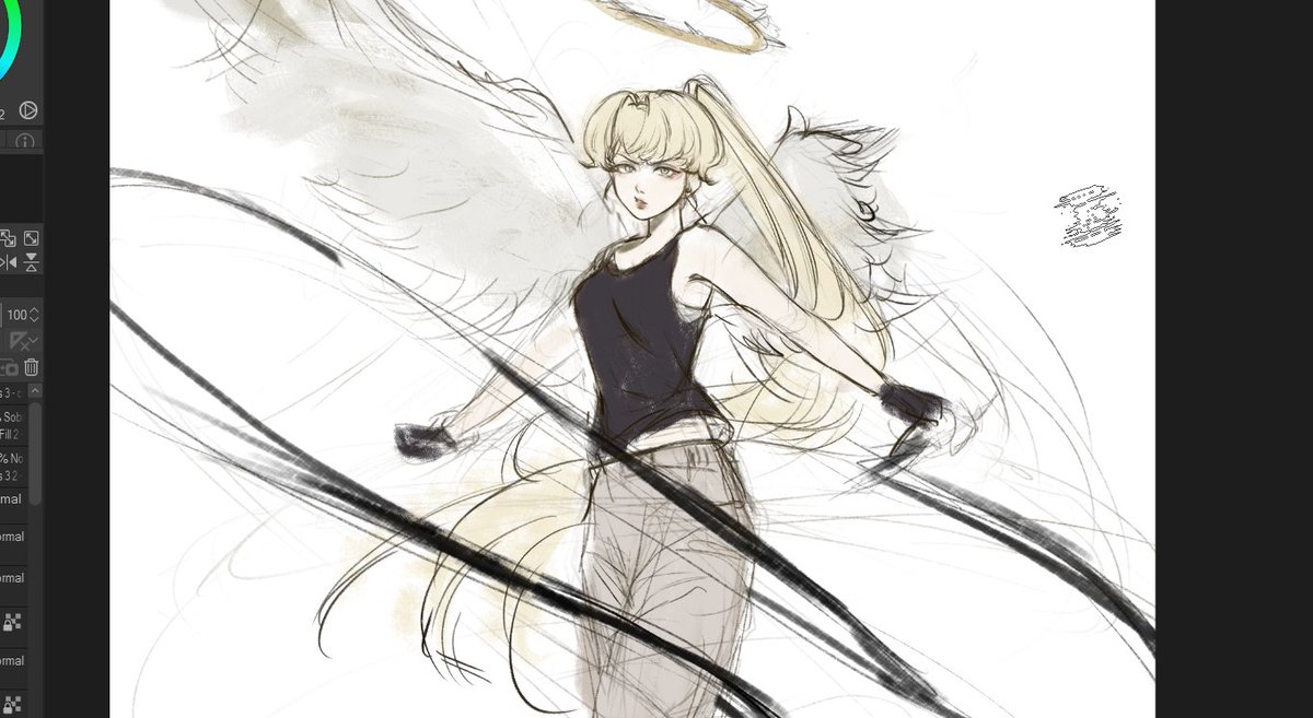 Zsgt07's tweet photo. [wip] Nie the Deceiver 👼 https://t.co/Kck3bTV3Z7