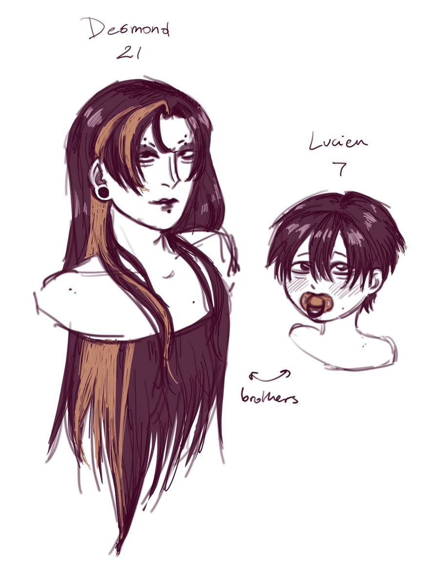 milocatnipp's tweet photo. siblings or dating ahh ocs (this is all ive got rn ive barely had time to draw) https://t.co/Tuep7szDdI
