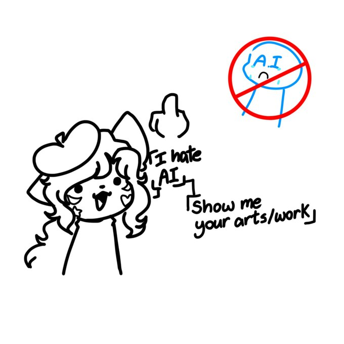 scarletx_jones's tweet photo. FUCK AI 

ALL ARTISTS, SHOW ME YOUR ART!! ❤️

I WANNA SEE WHAT YOU’VE BEEN CREATING!!
DROP YOUR BEST ARTWORK BELOW 👇

#artshare #smallartists #artmoots https://t.co/k5YoNQ2yUX