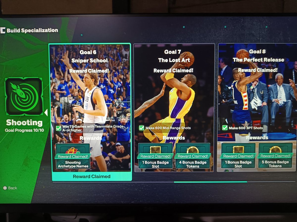 2K_Grinders_Inc's tweet photo. Shooting Specialization Goals 6-10 Completed For @Super_Mar11. Thank you for using us.
#NBA2K27 #2KCommunity #2KComp https://t.co/1wFuIr4CYF