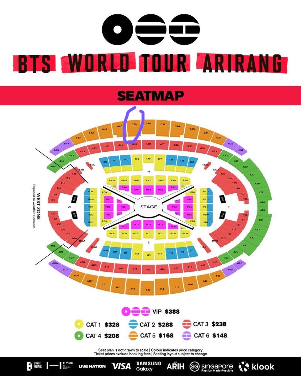 TixoraX's tweet photo. WTS BTS Arirang in Singapore
🗓️ 22 Dec 2026 (Day 4)
🎫 Cat 5 Section : 639, row : J, seat 19 (1 tix)
💰 harga 2.700.000 (negotiable)
Alasan jual karena aku gajadi berangkat ke singapore. Kalau ada yang minat boleh tanya-tanya dulu 🙏🏻
#bts #wts #arirangworldtour https://t.co/lqY3wVPeNA