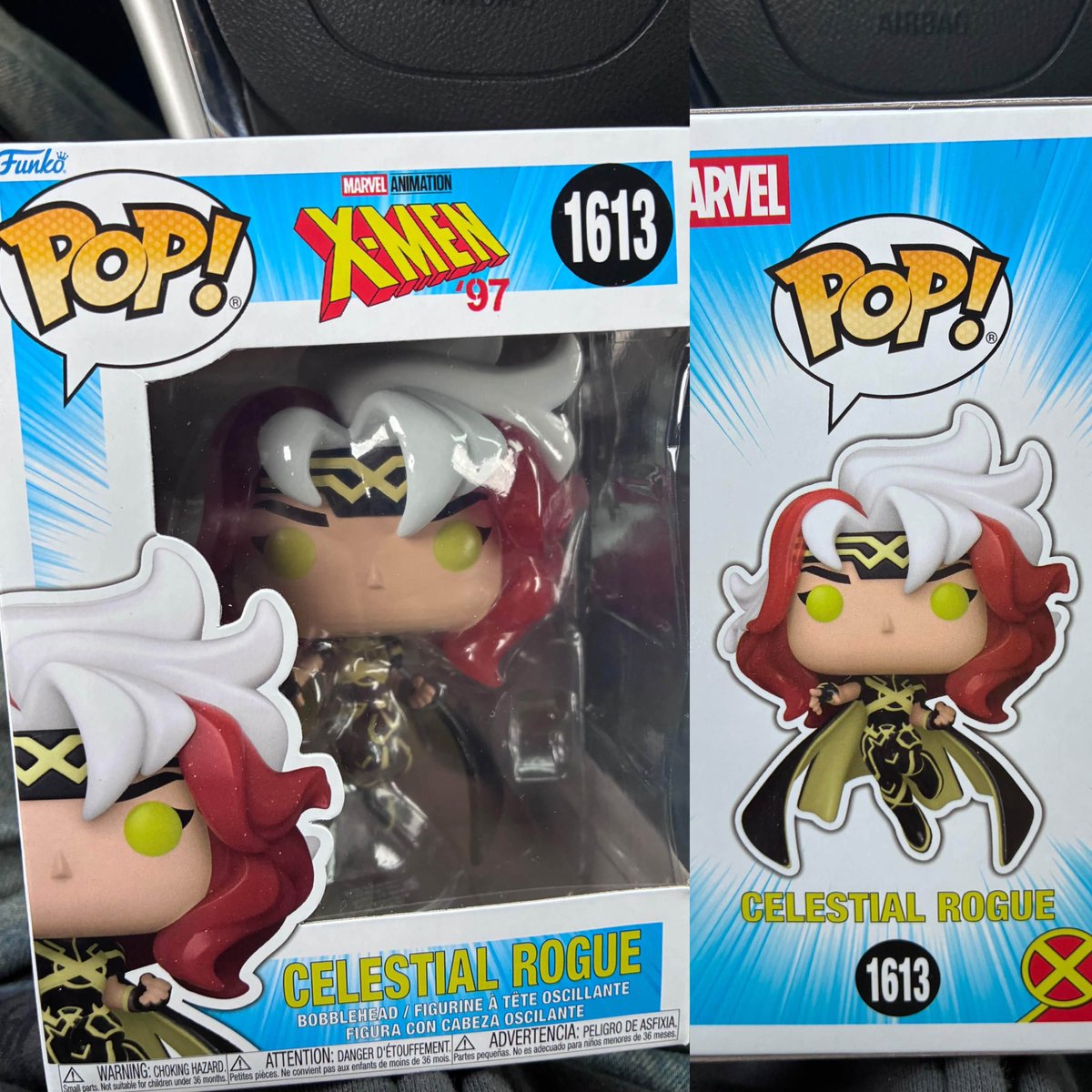 ScarletJokerTWT's tweet photo. First look at new X-Men '97 Celestial Rogue Pop! Available for pre-order on Wednesday, 10/7 at 9 AM PT!
(Credit to u/anjeyl0 on IG)

Entertainment Earth: https://t.co/EiASope264
Amazon: https://t.co/Dw9hreJ6aI

#Ad #Funko #FunkoPop #Marvel #XMen #XMen97 https://t.co/dwT1b4WWny