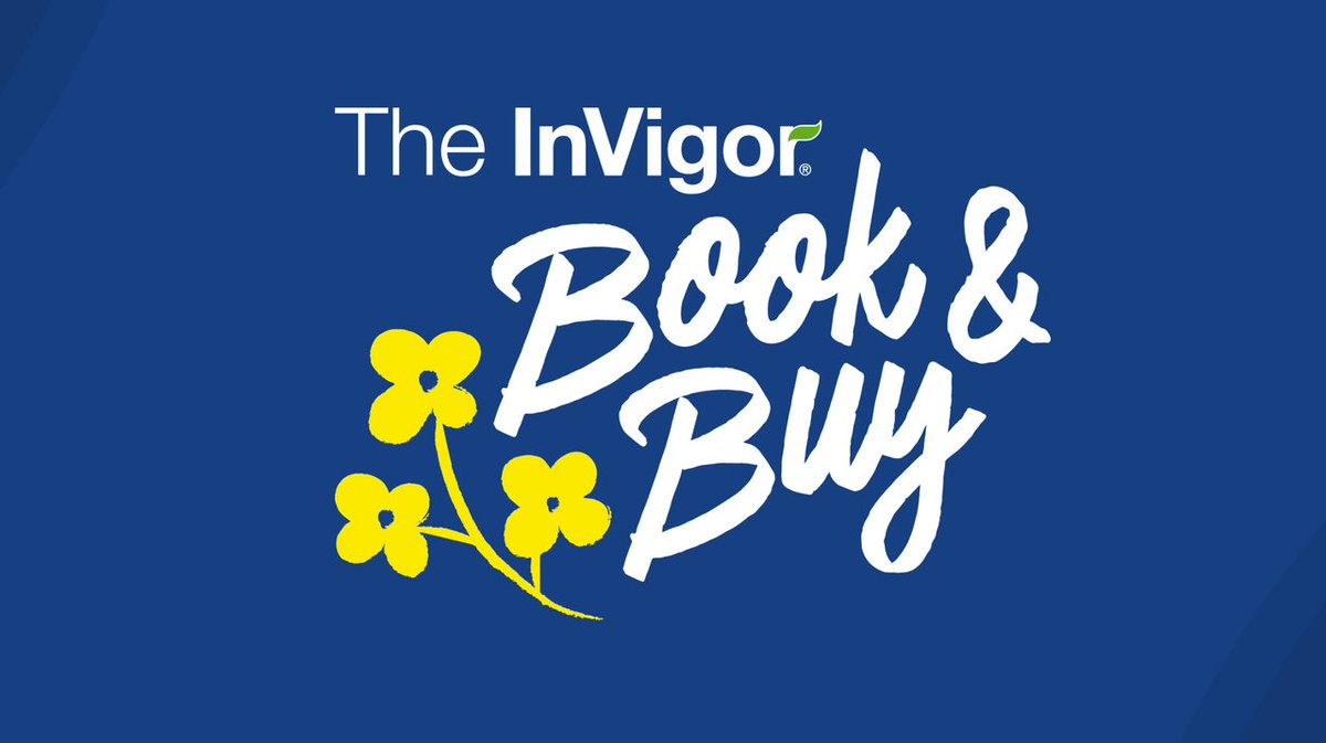 BASFAgSolutions's tweet photo. The InVigor Book &amp; Buy offer is back! And it's your chance to lock down the InVigor hybrids - along with exclusive rewards - so you can come out ahead in '27. 

Details here: https://t.co/N2dlLgpHry
#WestCdnAg #InVigor https://t.co/l08yG8HmQg