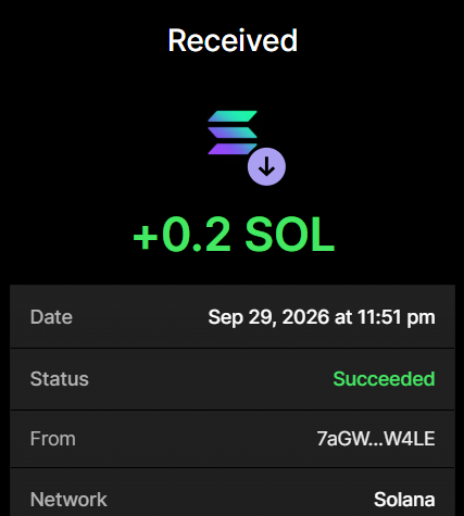 SigmaBullSol's tweet photo. 40M $SIGMABULL Successfully purchased ✅

Buy now before the presale ends

Send SOL To Presales Wallet:
EB6HcbQXufnxCeRxfJkngw4pNnbc5Ymwh5usGVmrngAH
 
Txn: https://t.co/VaKrFGEXn6

Min buy: 0.2 SOL Max: 10 SOL

0.2 SOL → 40,000,000 $SIGMABULL
0.5 SOL → 100,000,000 $SIGMABULL
1 SOL → 210,000,000 $SIGMABULL

Retweet & Drop SOL Address
