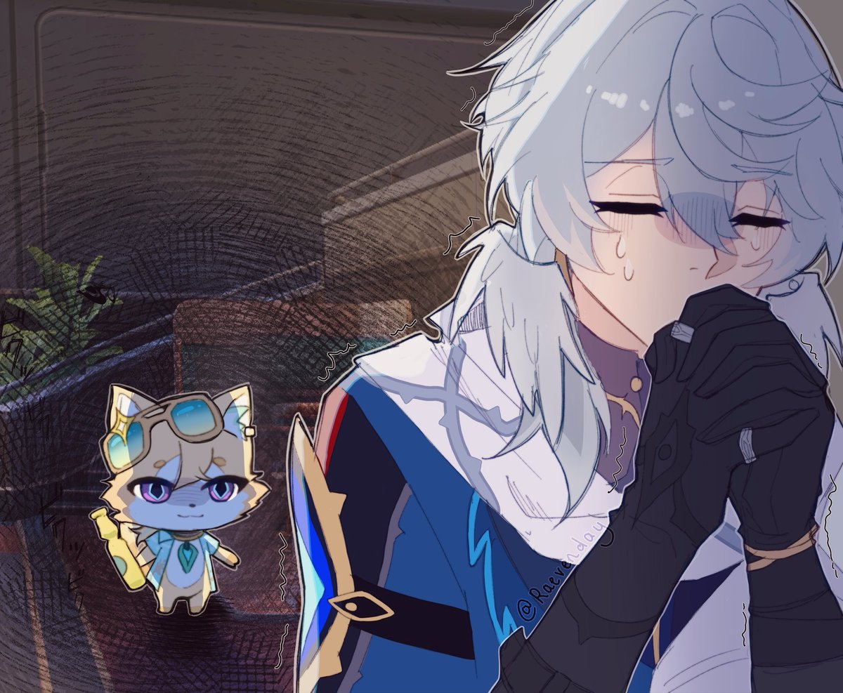 raevenday's tweet photo. sunday, the unwilling caretaker of all 4 of my wavecrests https://t.co/s7wwCErlKZ