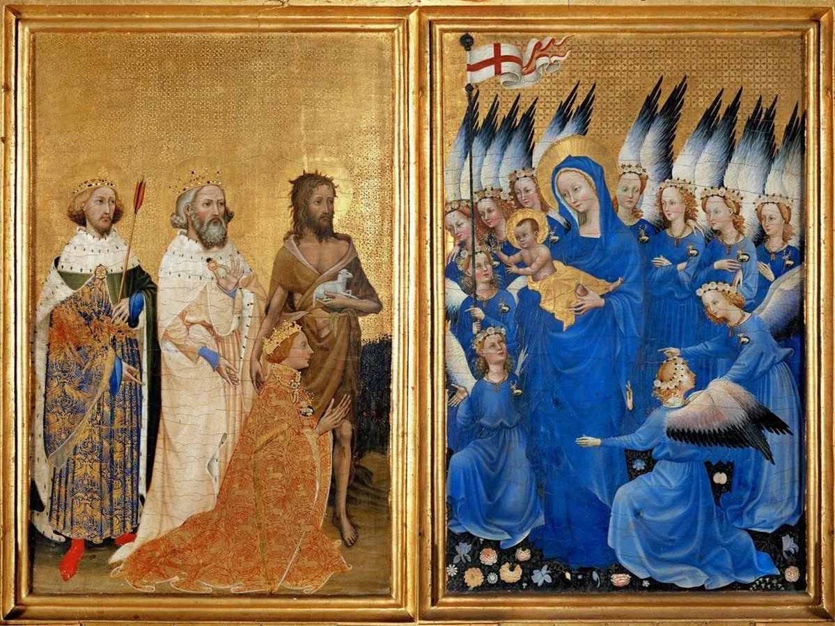 paulinepark's tweet photo. #RichardII was deposed #OnThisDay in 1399; he certainly had a keen aesthetic sense, commissioning the #WiltonDiptych; his deposition also inspired one of Shakespeare's greatest plays; here's the deposition scene:
https://t.co/EwnDW9OgVH
https://t.co/yUahFUfRcn https://t.co/NdoQBrfj4O