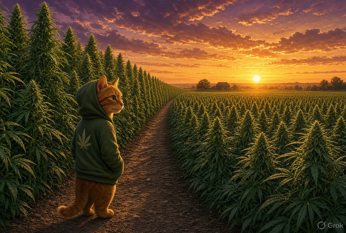 TheHighCatTHC's tweet photo. If you build it (trust) they will come.

The High Cat $THC

Is this heaven? 
No. It’s $THC https://t.co/3x8aeNF8hK