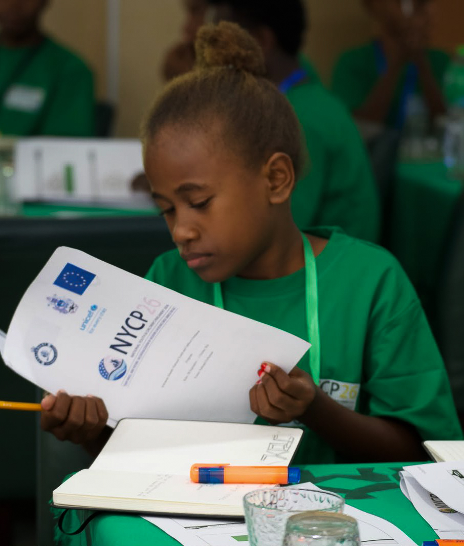 UNICEFPacific's tweet photo. Children &amp; young people from across the Solomon Islands 🇸🇧 are coming together at this year’s National Children and Youth Parliament 2026 to learn, speak up &amp; share their ideas on issues that matter to them.

Together with @EUPasifika, UNICEF is proud to support this initiative. https://t.co/fbexpVn8Ps