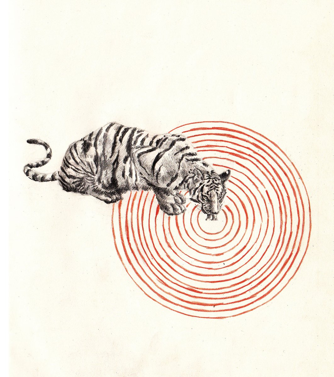 solisolsoli's tweet photo. Tiger and Red Rings · Santiago Guevara https://t.co/aSWEwLEMV3