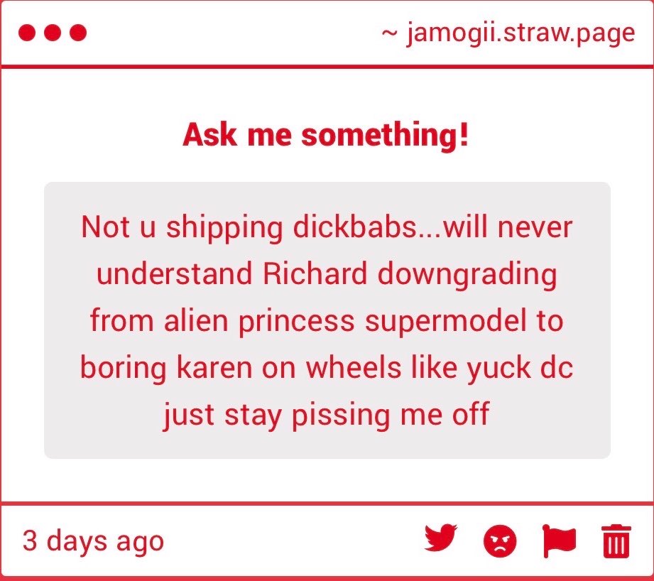 j_jamogii's tweet photo. “karen on wheels” ok

are #SOME dickkory fans aware that you guys make yourselves look bad or no? 

whole time i ship dickkory too im just not annoying about it you should give it a try lol https://t.co/q7n3OOCqjM