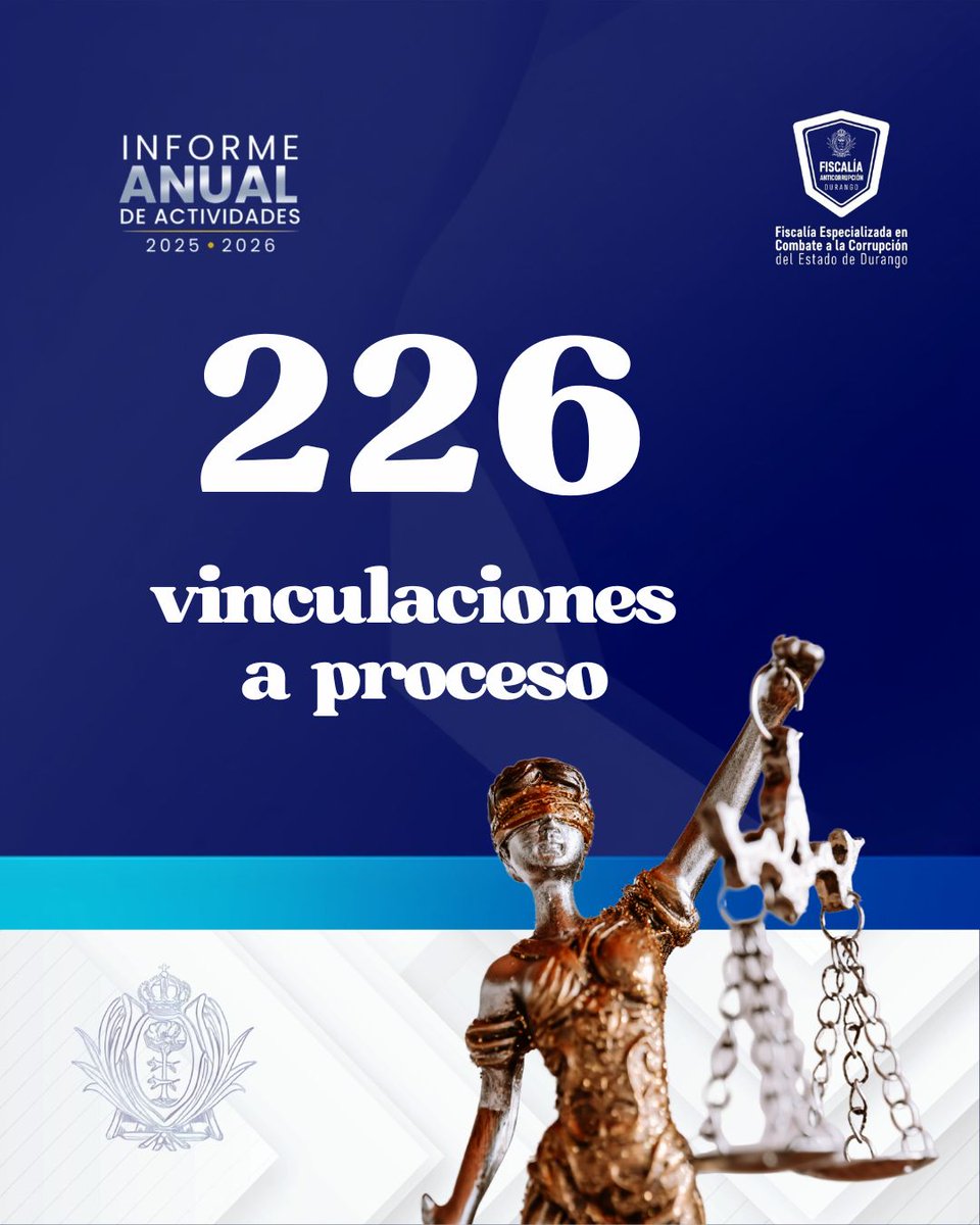 FECCED's tweet photo. ⚖️De acuerdo con las mediciones de la ENCIG del INEGI, Durango registró una reducción de 46.7% en la incidencia de corrupción entre 2021 y 2025.
Estos resultados se acompañan del trabajo realizado por la FECCED en la investigación y atención de los delitos de corrupción. 🔎 https://t.co/CJUOhKCRVr