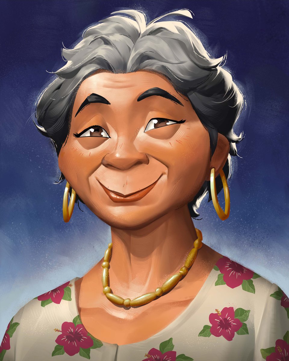 patrick_ganas's tweet photo. A little look at some of my work for Lola Fatima! 🇵🇭

From her portrait, character painting, clothing concepts, up to her duster (a.k.a. daster) patterns. Adding all the easter eggs were so much fun!

#forgottenisland #lola #characterdesign https://t.co/1K1EszzI8H