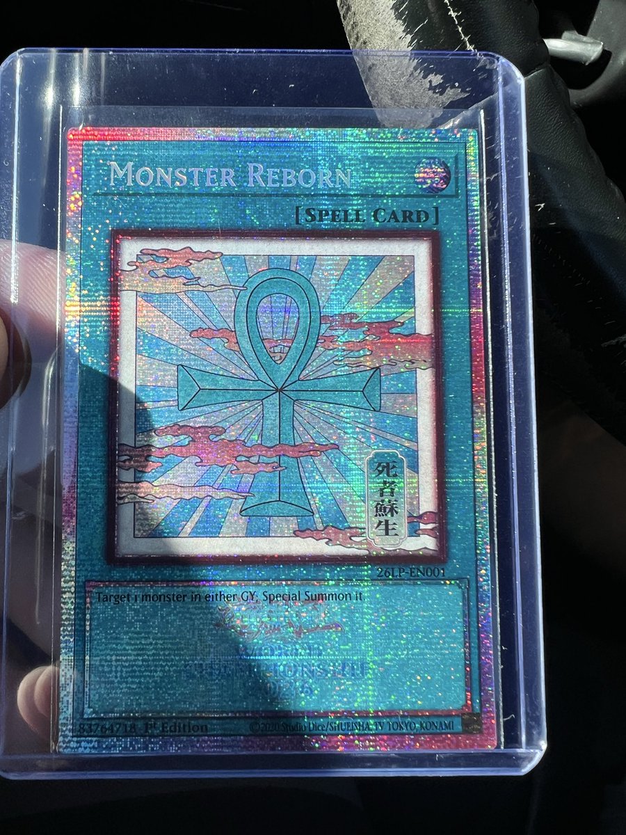 Dominiclovciii's tweet photo. 2026 yugioh world championship Monster Reborn starlight 
#yugioh
#tcg https://t.co/DrdmMlCRns