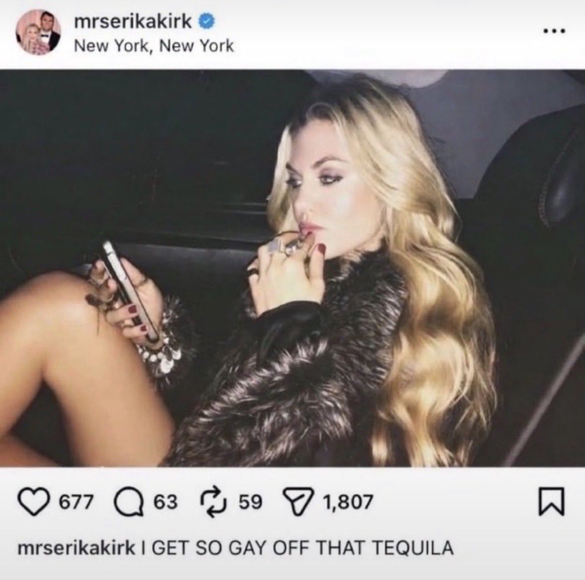 LemmeReact's tweet photo. Isn’t it funny how The Woke Right will accuse you of things that they themselves are accused of?

Erika has been accused of an inappropriate relationship with a minor, being a lesbian with her roommate in NY, and has COUNTLESS posts like this 💀

They can never defend her so they just make stuff up about Candace lmao
