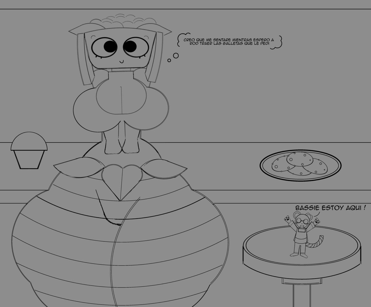 ImRodRodent's tweet photo. Size Difference Bassie Sketches 
#DandysWorld #SizeDifference https://t.co/ifunxrCw50
