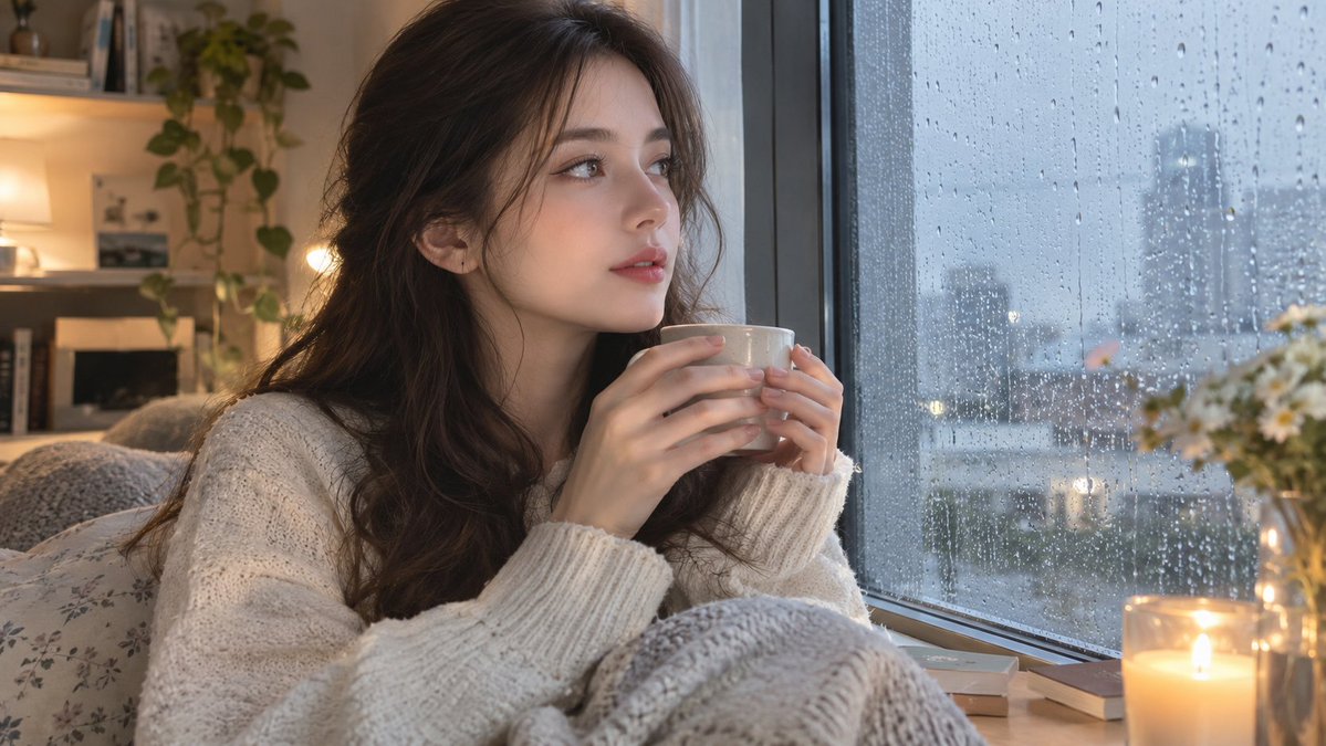 AnneYu99's tweet photo. Cozy rainy day vibes created with MiniMax H3 Max on @picsartai Playground! 🌧️☕✨
Cinematic 16:9 healing vlog generated with smooth camera motion.
👇 Exact prompt screenshot in reply!
Made with @picsartai.
#picsartpartner @Picsart https://t.co/vLQ2iklHA8