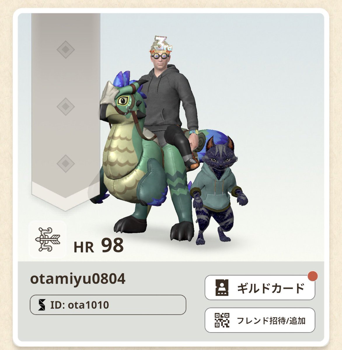 taoo_game's tweet photo. モンハンnow復帰しました！
フレンドになってくれる方大歓迎です！

よろしくお願いします💦

6777 8842 8383

 #モンハンnow
 #フレンド https://t.co/xYVtSJizvg