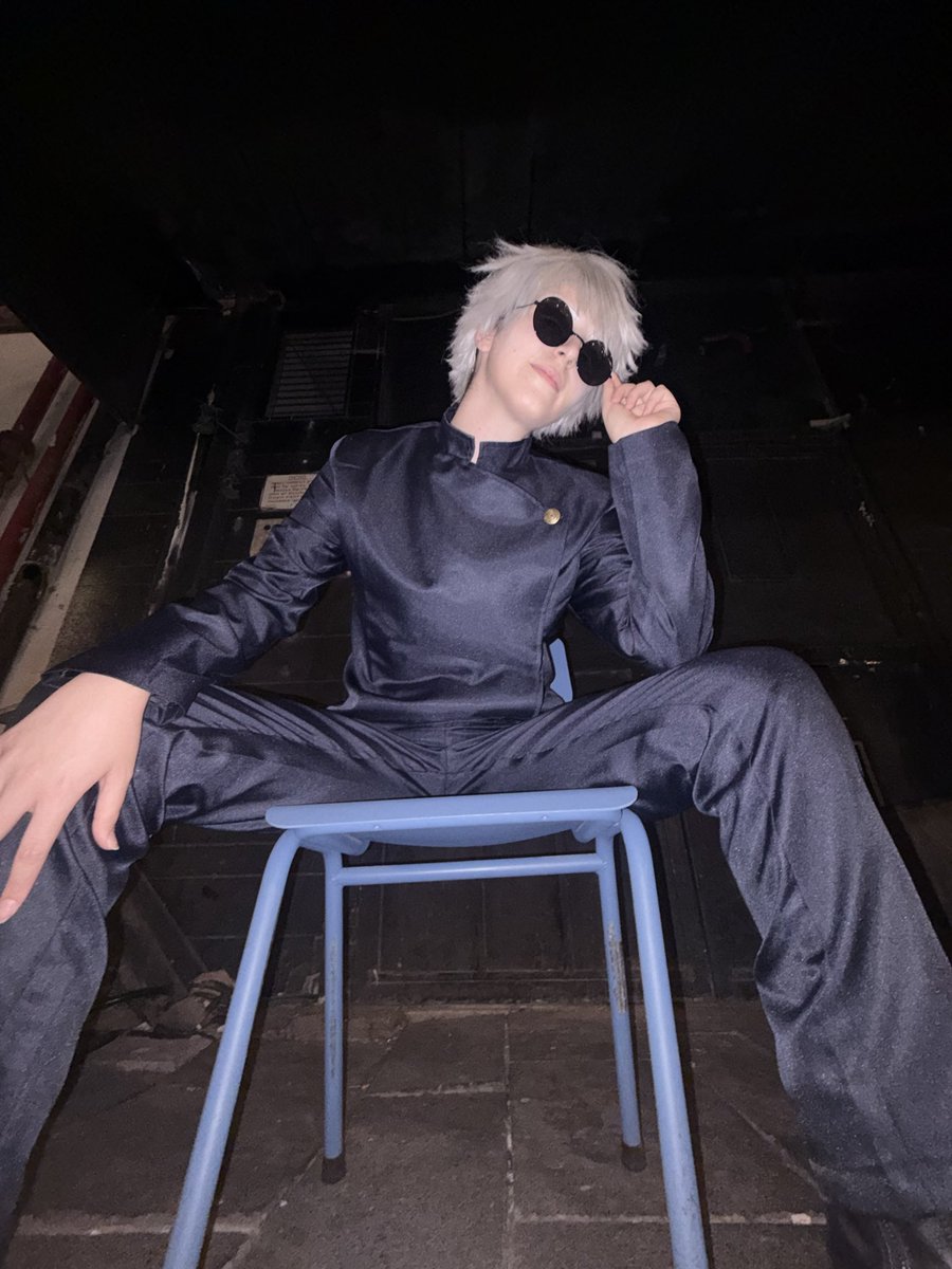 YamK3213's tweet photo. 弱いもん〜🤞🩵
•
#コスプレ #gojosatoru #呪術廻戦 #五条悟 #jujutsukaisen #cosplay https://t.co/qTKO8Gxw4n