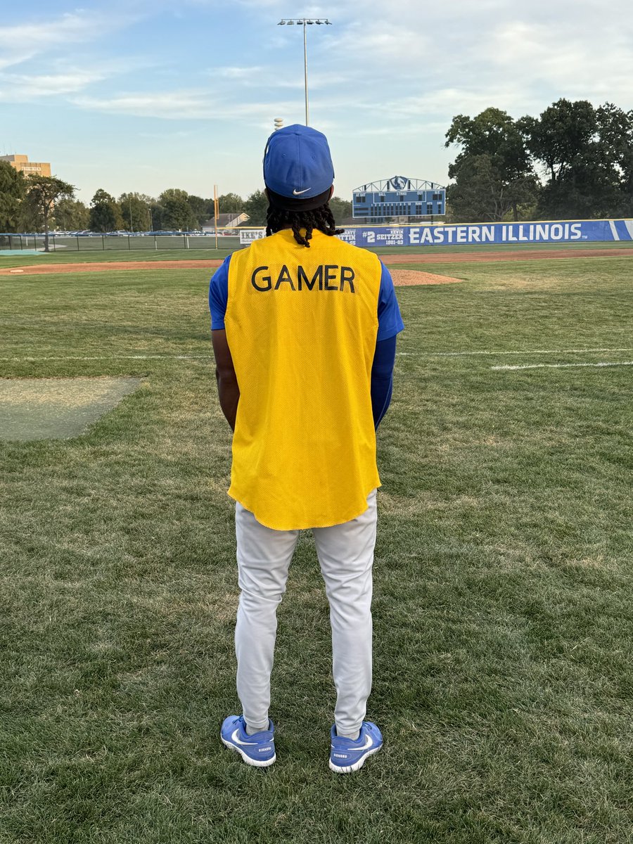 EIU_Baseball's tweet photo. Kyree Alexander gamer of the day in our Scrimmage! 2-2 with 3RBIs 
He dedicated his gamer of the day to his Mother, TK Harris! https://t.co/OJ8CAQ3FnS