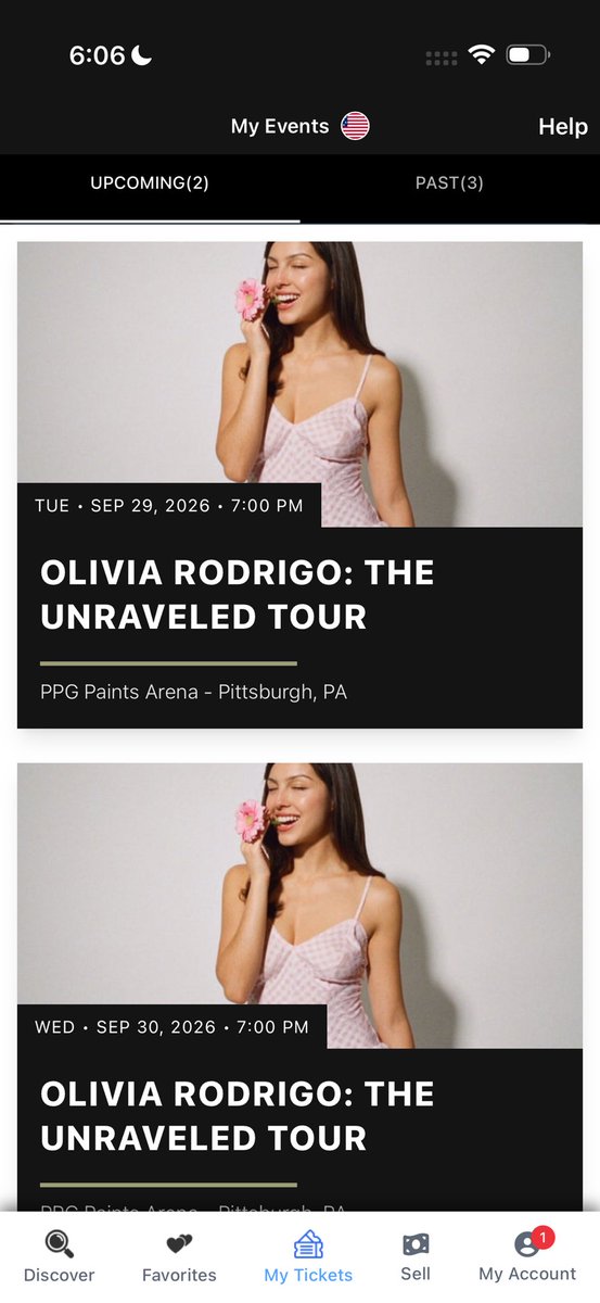 kendylju's tweet photo. This is really last minute but does anyone want 4 tickets for Olivia Rodrigo in Pittsburgh, PA ?

i wanted to exchange it but the agents were taking forever to respond so i just bought a closer seats 

It was $200 (presale price, insane ik)im open to offers Ticketmaster transfer https://t.co/8bkUswkvk8