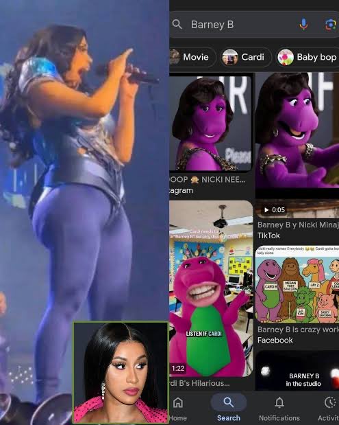 OnikaBarbie22's tweet photo. @kendricknumber1 @jojosofanc63452 @marbthebarbie This double wide corder back 11 faced ass bitch can never sit with Nicki any day Had a Baby by a Fag Ass Ni**ga she can’t even teach her kids how to read a book https://t.co/5Gc0u3EooI