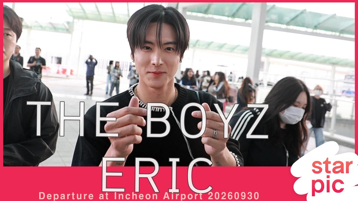 STARPIC11's tweet photo. 더보이즈 에릭 '잘 다녀올게요!' [STARPIC] THE BOYZ ERIC Departure at Incheon Airport ... 

https://t.co/NCSPlnAzvU

#THEBOYZ #ERIC #더보이즈 
#공항패션 #에릭 #SANGYEON #JACOB #YOUNGHOON #HYUNJAE #JUYEON #KEVIN #NEW #Q #JUHAKNYEON #SUNWOO https://t.co/ql8UY96c2M