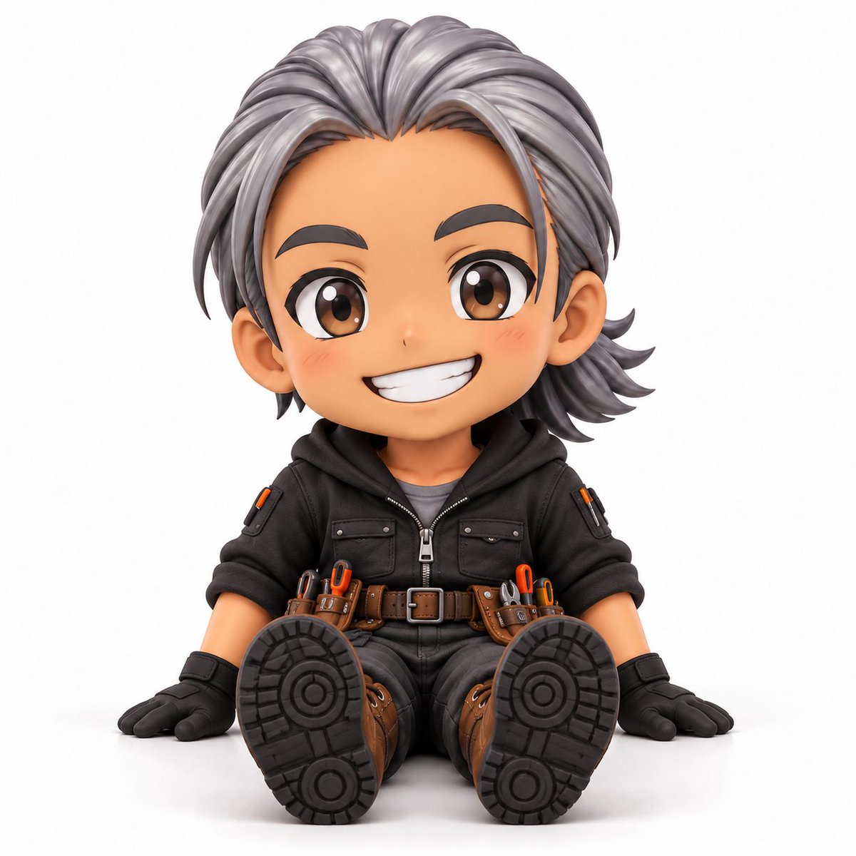 kurachisan's tweet photo. フィギュア化してみました🩷
全身の情報なし（2枚目）で顔だけの画像からAIに考えさせるのもシンプルでカワイイですね！ https://t.co/g32npekpUI