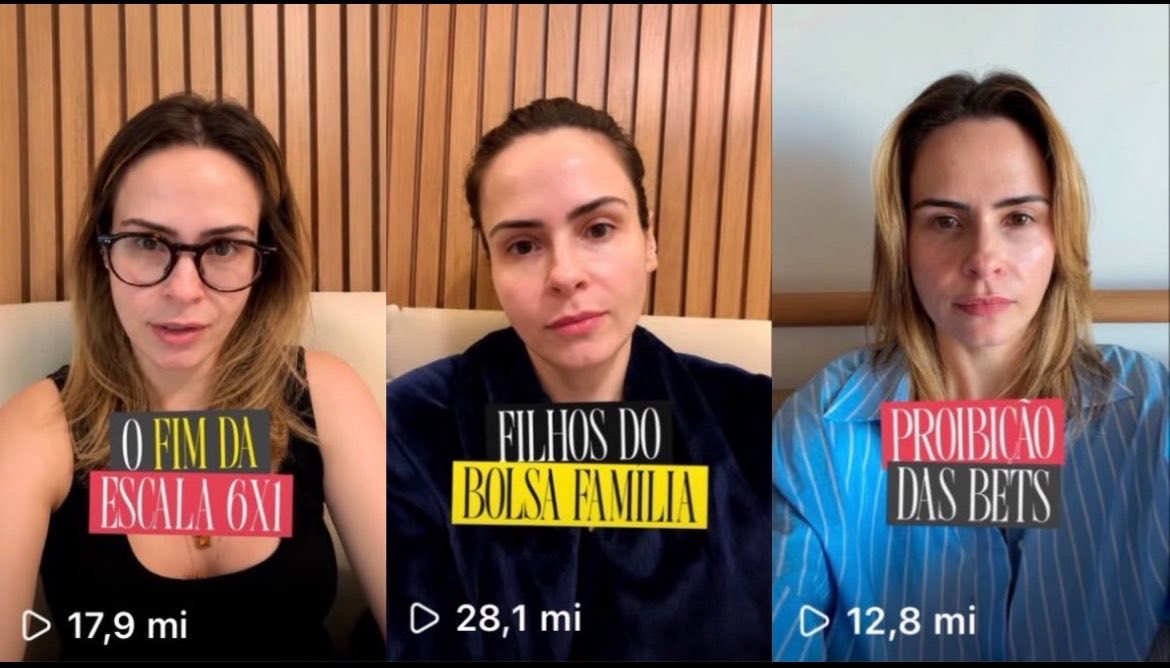 funkanittz's tweet photo. pelo visto o diastv ta mais preocupado se a ana paula fez o símbolo do L do que com esses vídeos aqui super engajados e que até o presidente lula agradeceu por ela usar o tamanho da sua voz pra abordar assuntos tão nescessários e importantes em um ano decisivo pro país, é deprimente ver eles atirando pra uma pessoa q ta na deles