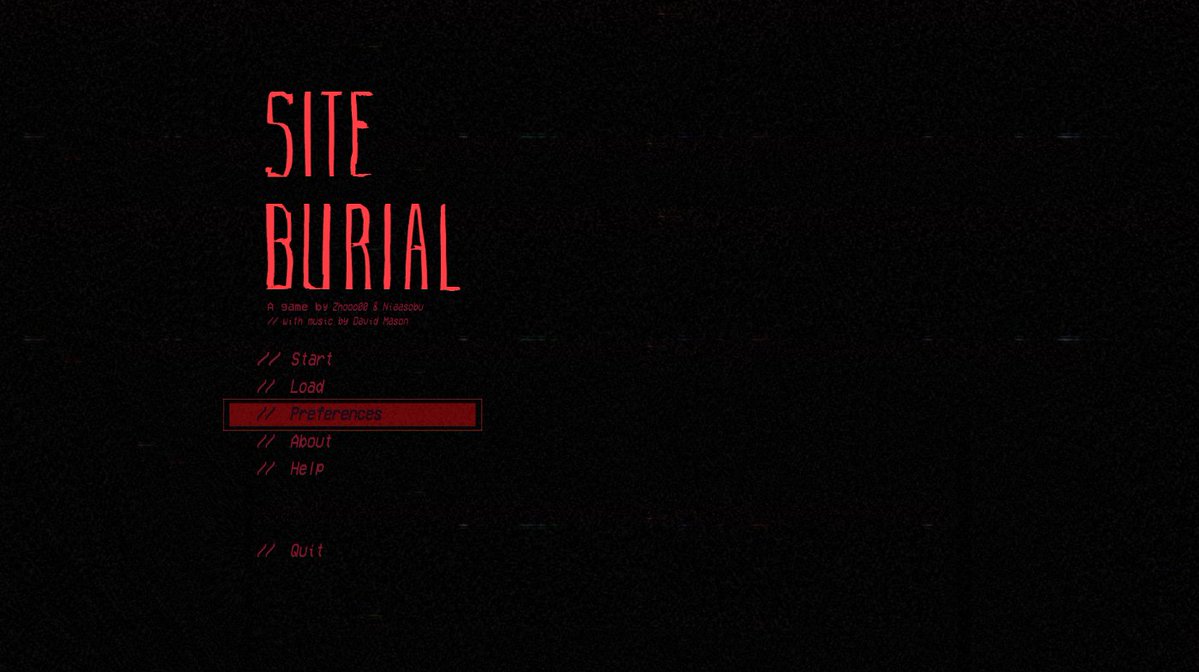 NightAsobu's tweet photo. Our artist cooked with the UI 🙏
Our upcoming free visual novel "Site Burial" will be released FOR FREE on October 1st, on itch io.
#indiedev #spooktobervnjam #visualnovel #scp https://t.co/I8u8iBavXW