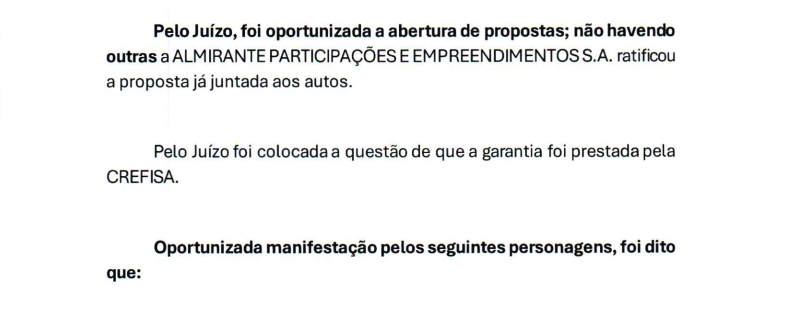 Danteskoo's tweet photo. EXCLUSIVO! GARANTIA DA CREFISA E DECISÃO PRELIMINAR DA ANRESF FORAM DEBATIDAS NA AUDIÊNCIA QUE RESULTOU NA HOMOLOGAÇÃO DA PROPOSTA DA ALMIRANTE PARTICIPAÇÕES.

A Dra. Simone Chevrand na audiência da última sexta-feira, 25/09, questionou as partes sobre a garantia apresentada pela Almirante Participações ser da Crefisa, destacando um possível desacordo com a decisão preliminar da ANRESF, órgão regulador da CBF
