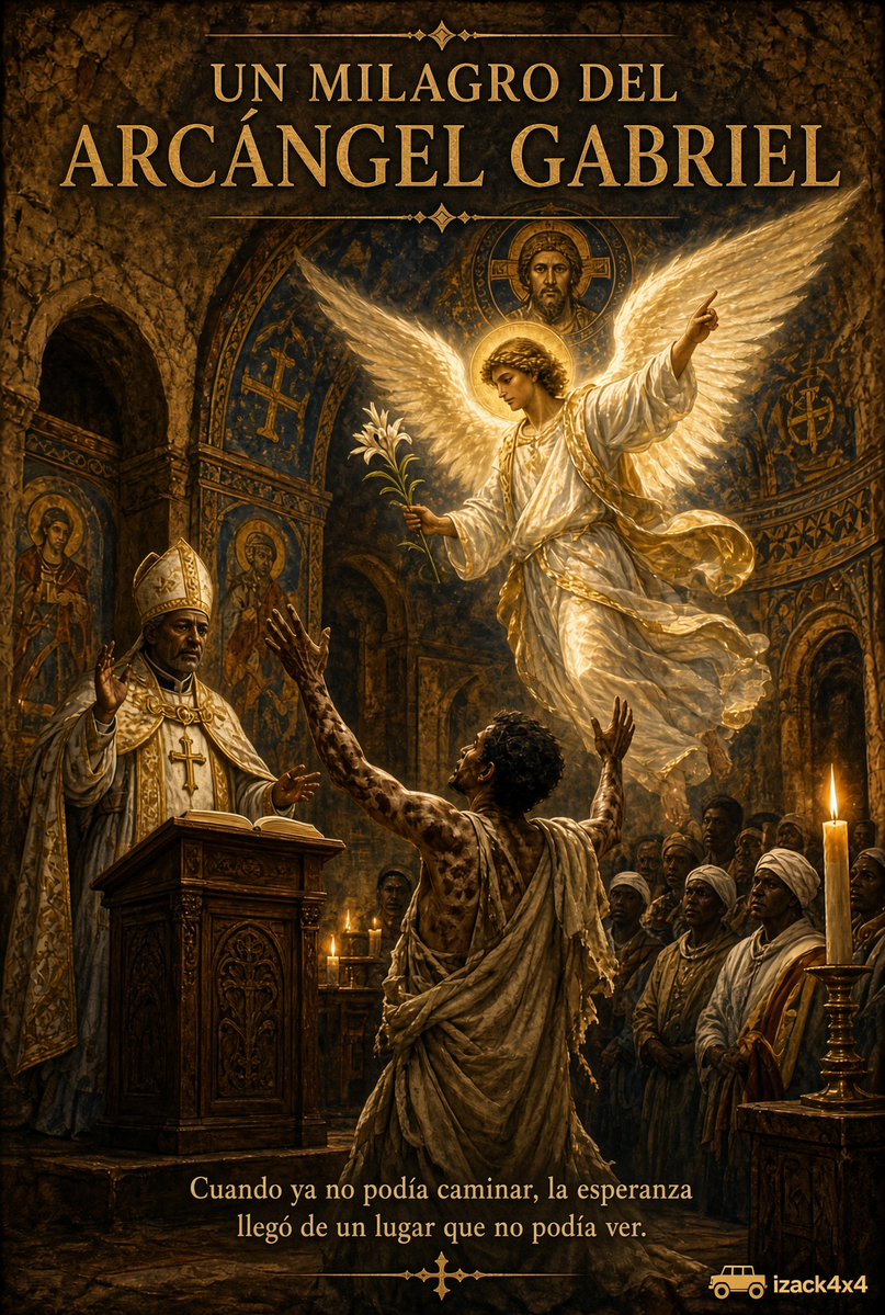 Izack4X4's tweet photo. 1/4
Un antiguo relato etíope habla de un milagro de San Gabriel Arcángel: un hombre paralítico y leproso que, en plena fiesta del Arcángel, volvió a caminar y quedó curado.

No sabemos con exactitud dónde ocurrió. Solo quedan manuscritos, tradición… y una pregunta que atraviesa los siglos.

🧵