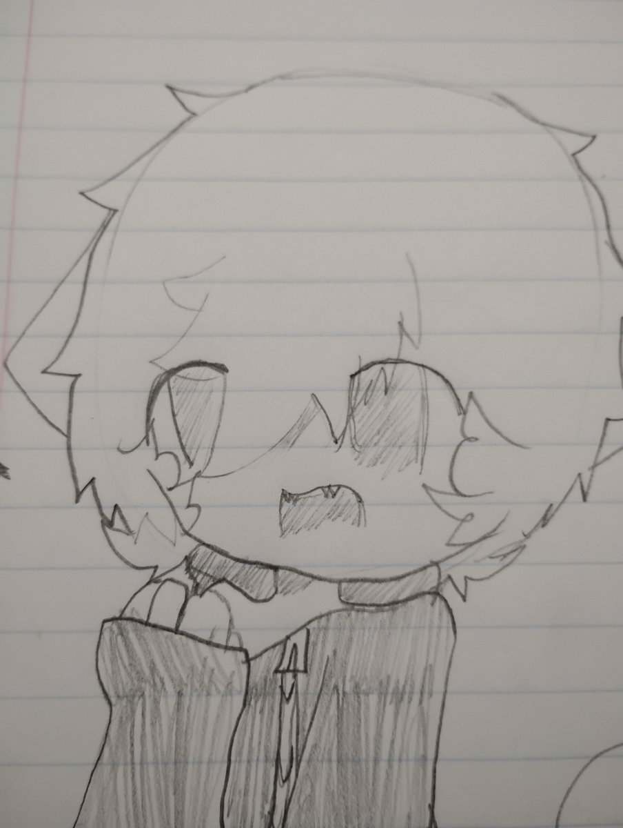 deadpawx's tweet photo. milo doodle from school https://t.co/wE4O6wwCXQ
