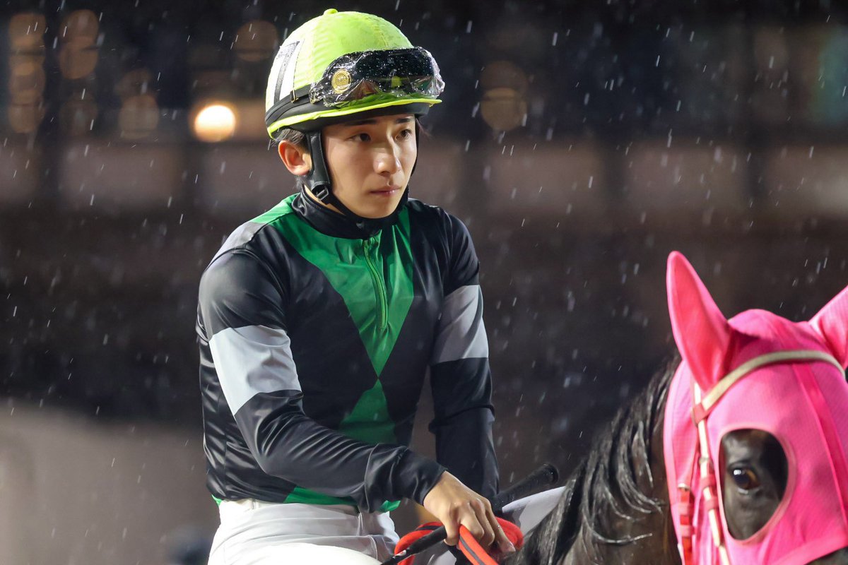 _mtmtkkn_'s tweet photo. 2026.09.29 船橋競馬場

ヤングジョッキーズシリーズ
長浜鴻緒騎手

#長浜鴻緒 https://t.co/o4zmoxV1D4