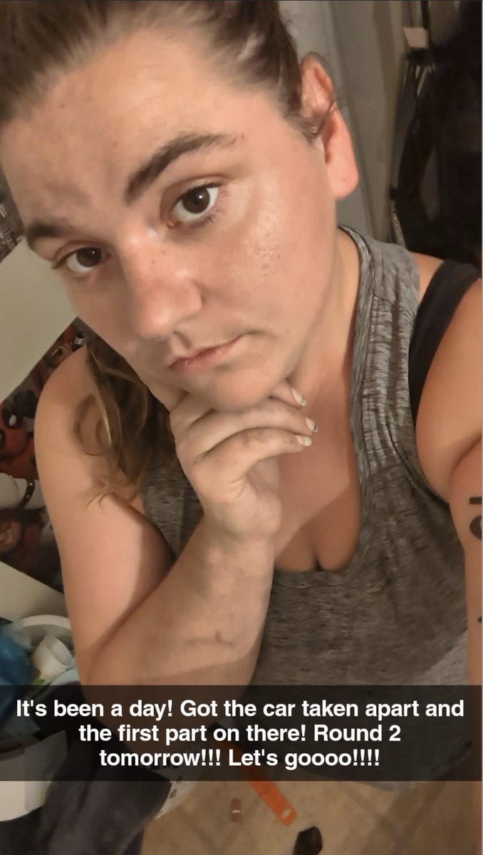 agraham_stacey's tweet photo. First kudos to mechanics!!! I see and feel why y'all don't have feelings in y'all's hands now ... Second when I got a man is cuz I want a man not cuz I need a man so if we have dated before it's because I wanted you not need you! I can do this shit myself! Thank you to all https://t.co/wypo3ZxNEv