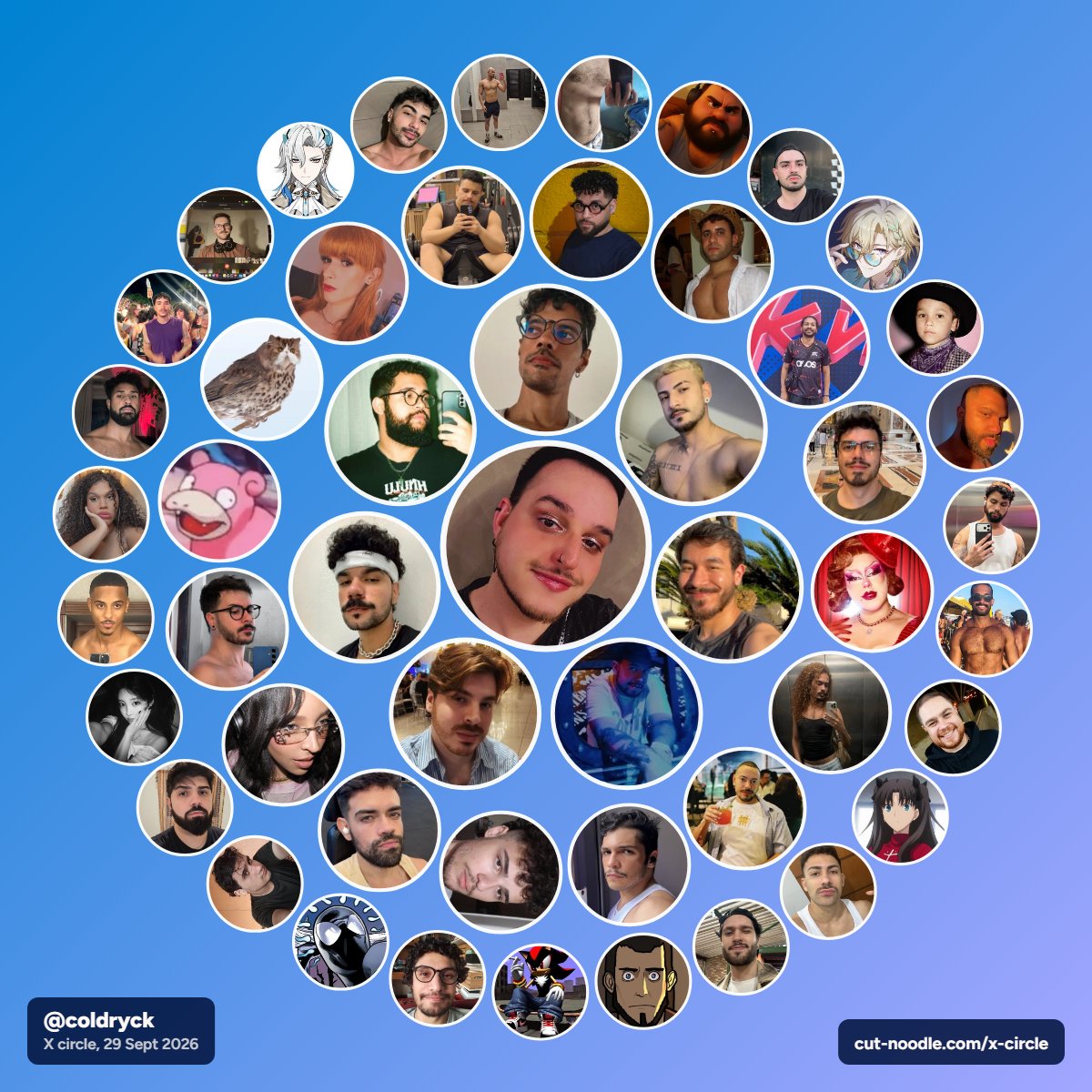coldryck's tweet photo. Amo o conceito de falar com um bando de gente aleatória (muitas vezes desconhecidas), tem veado, tem depósito, tem gaymers, tem viciados em gachas, tem ursos, amo a diversidade dos meus mutuals, mt fofos 💙🥹✨ https://t.co/jc6diPGnNA