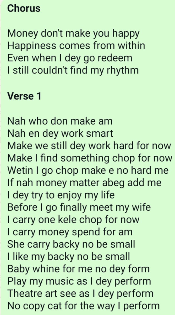 delimabam's tweet photo. Title: Grace
Raw, unedited, unrefine vibe
🎶🎶🎶
#Vibe #lyrics #music #composer #writer #Singer #Art #Viral https://t.co/M4mW5Qdiht