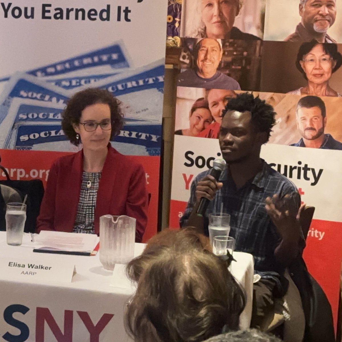 AARPNY's tweet photo. The challenges facing Social Security are real. But they are solvable.

We cannot wait until 2032 to act. Americans deserve certainty that the Social Security they’ve earned will be there when they need it. https://t.co/8BKdsWHWmW