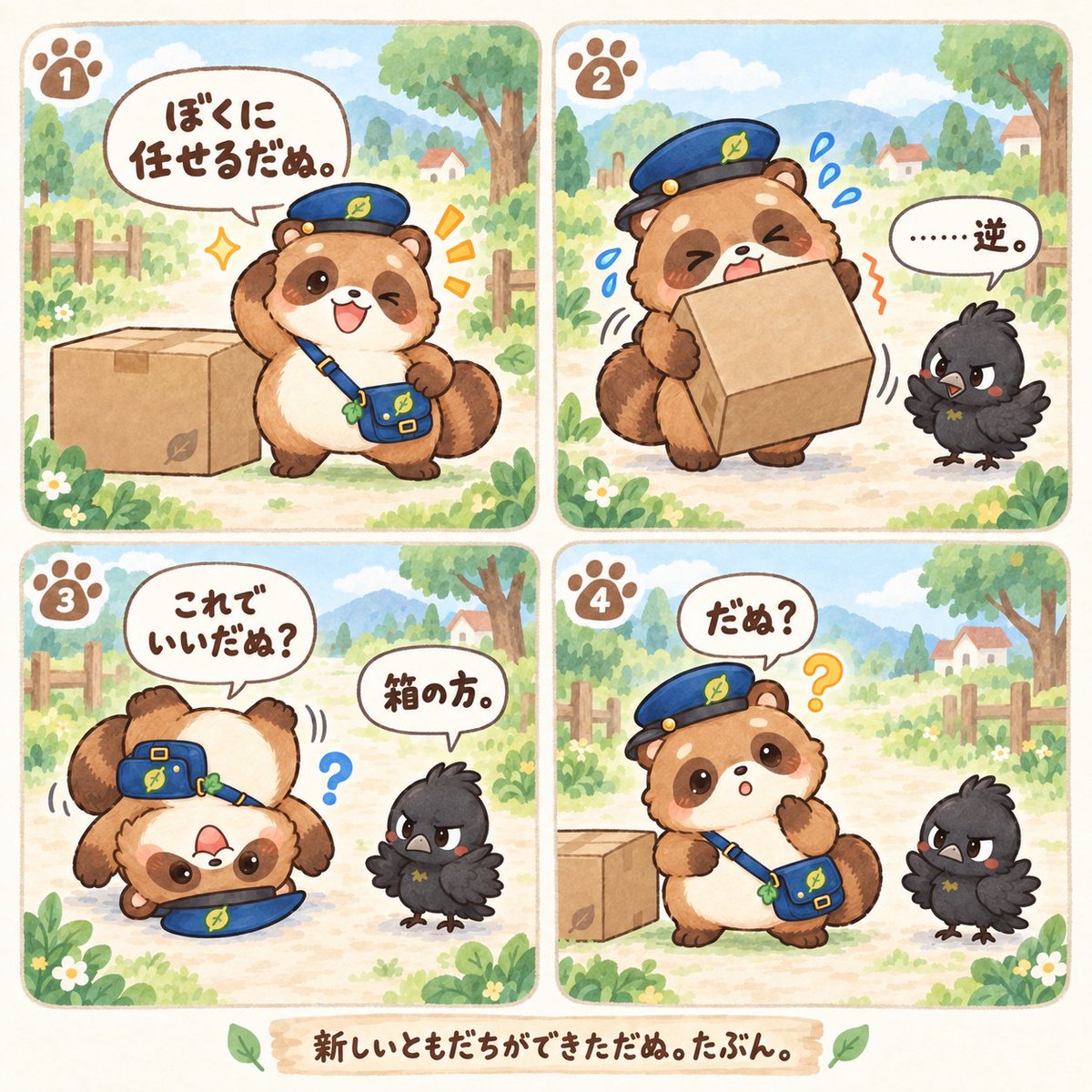 chantodanu's tweet photo. 新しいともだちができただぬ。

たぶん。

#ちゃんとだぬ https://t.co/wjNrhu89Qe
