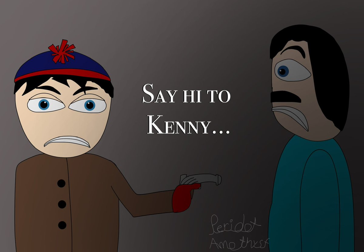 Peridotamethys1's tweet photo. This is my emotional art of Stan confronting Randy for killing Kenny

#southpark #southparkfanart https://t.co/njoPl9E44w