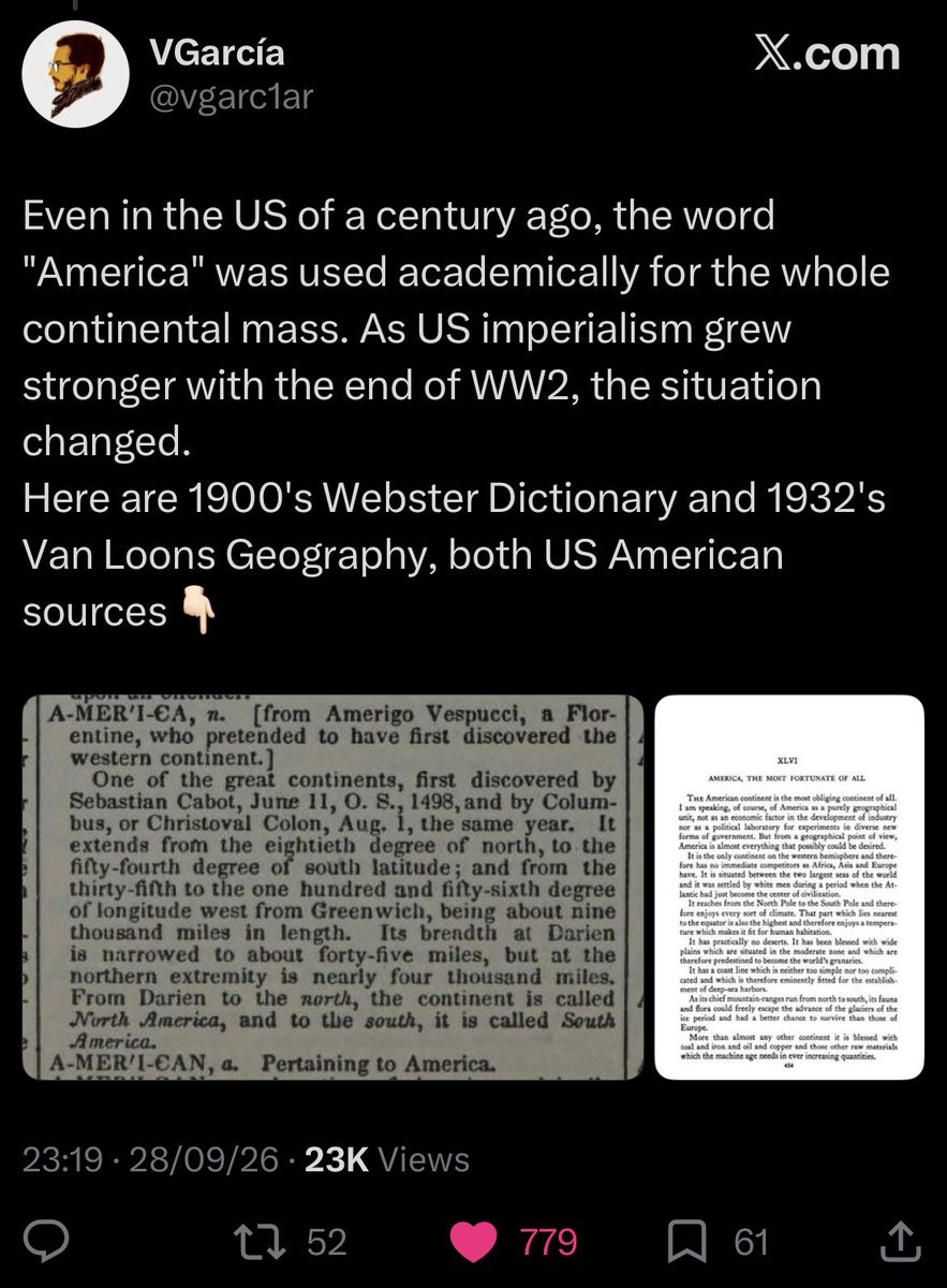 AndresTovalin's tweet photo. @Crewfax @Akairojhon @thelittlekluggo @brynnstic Also, the name America used in english specifically when referring the USA, is not something that’s been used for centuries https://t.co/xQgsYzpSDL