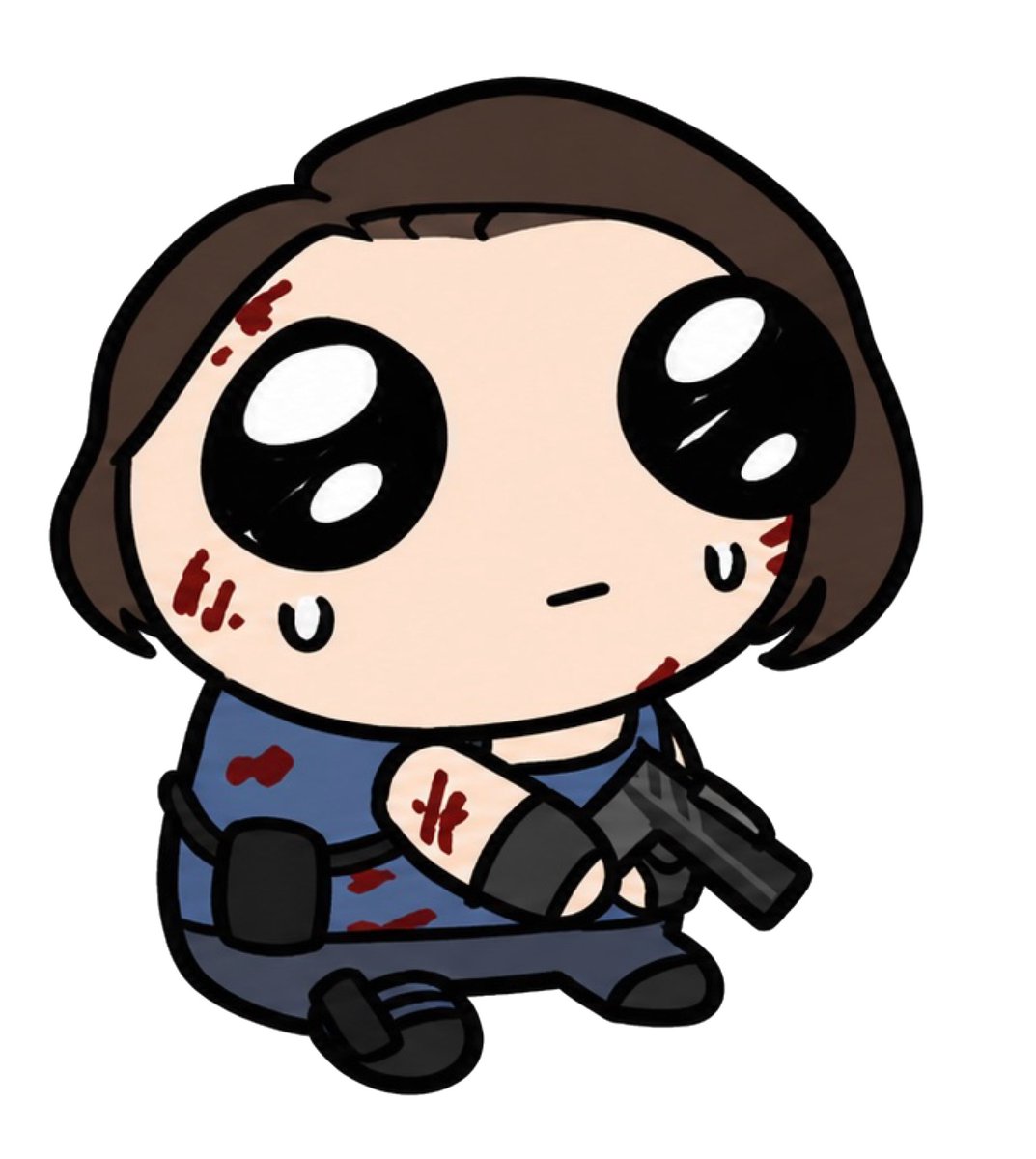 gvslings's tweet photo. Happy Racoon City Day! 🥹❤️🤍🧟

[Art by @bedbugeleaf 🫶🏻] https://t.co/trcYosj1UE