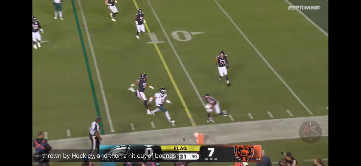 Justsome_Mick's tweet photo. @thekapman @KahlillGribran Tell me you never played without telling me. No one runs that tall and upright looking for extra yards. His path is to the sideline. Defender lowers head and shoulder and takes him off his feet. Not getting a 1st with the ball all the back there! #TakeThat dumbass https://t.co/uf9ldFlBhN