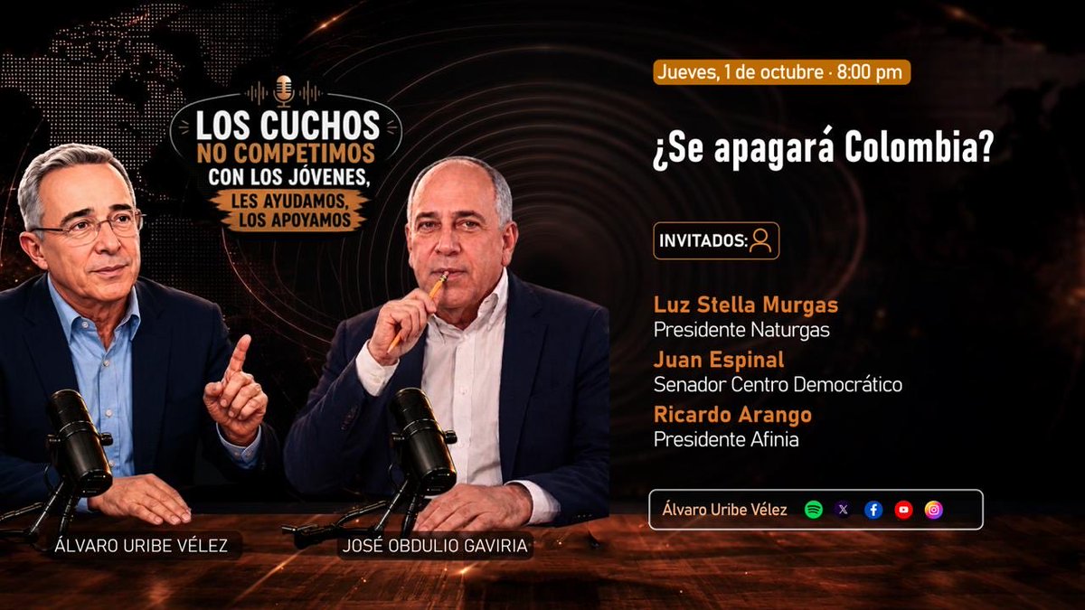 AlvaroUribeVel's tweet photo. Enlace transmisión: https://t.co/ihLuQSmHPi https://t.co/dwGSCymsgH