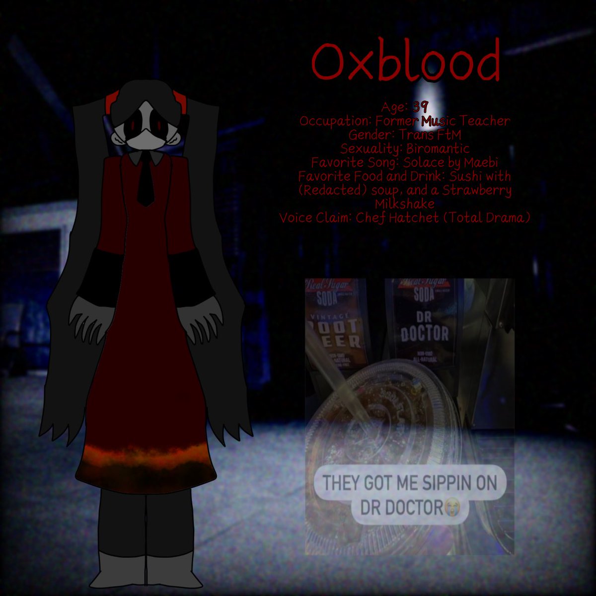 SNGALZ2's tweet photo. Yippie!! New mascot!

Say hi to Oxblood we love him a lot

(#Doorsoc #Ocreference) https://t.co/xGnkTFCKT1