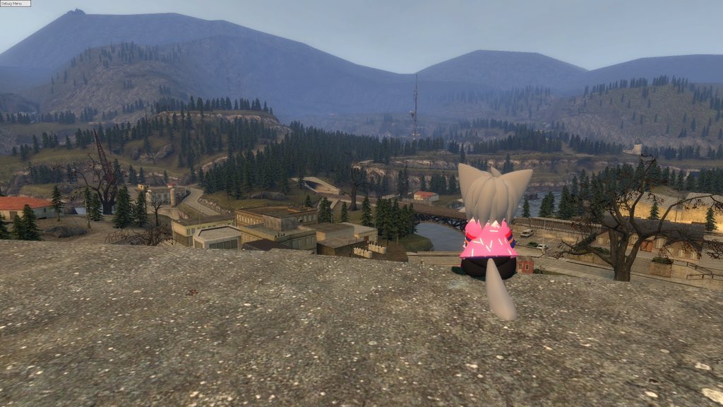 PartycatNyan's tweet photo. [OPEN INTERACTION]

*nyan sits on the roof of a building, looking out into the distant forest, she hasnt seen a single person she knows all day, her calender is empty for once, she sits and watches cars go down the roads and trees sway, patient, waiting for something interesting* https://t.co/IDAGOSeHNH