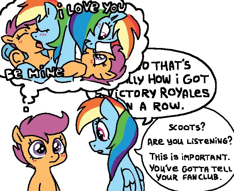 AntMyra's tweet photo. big thoughts for a small pony 
victory royales for a big pony https://t.co/2P6RXrN2o7