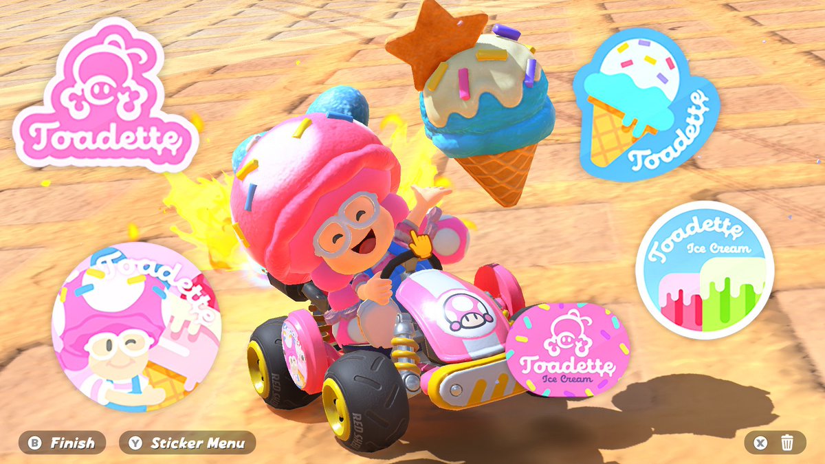 GTtheGameman's tweet photo. The FF Zoomin Shrooms are my life! #NintendoSwitch2 #MarioKartWorld #Toad #Toadette https://t.co/IitFAach1d